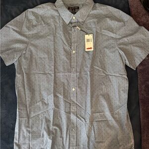 Micheal Kors Men's Blue Short Sleeve Shirt